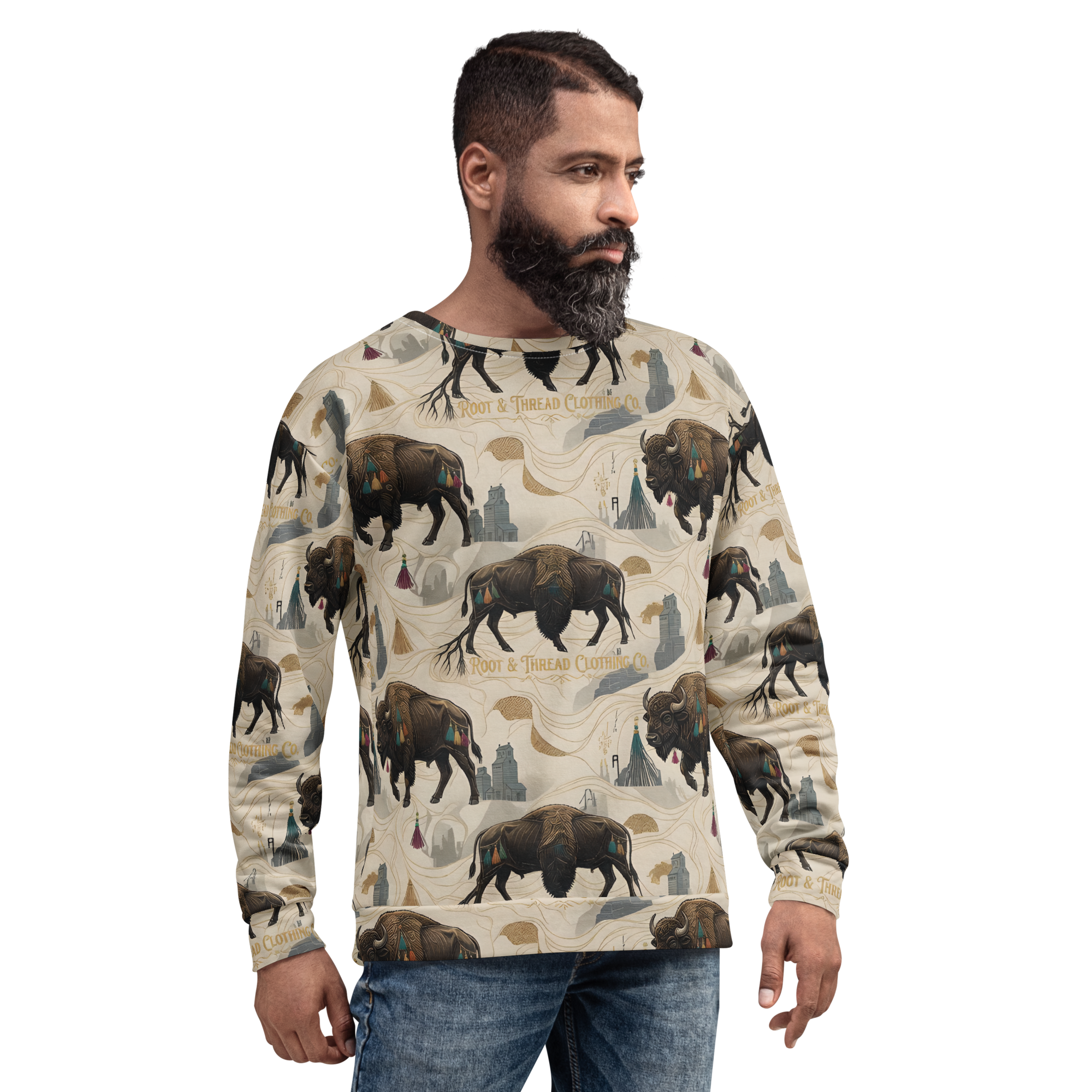 Root & Thread - Where The Buffalo's Roam Sweatshirt