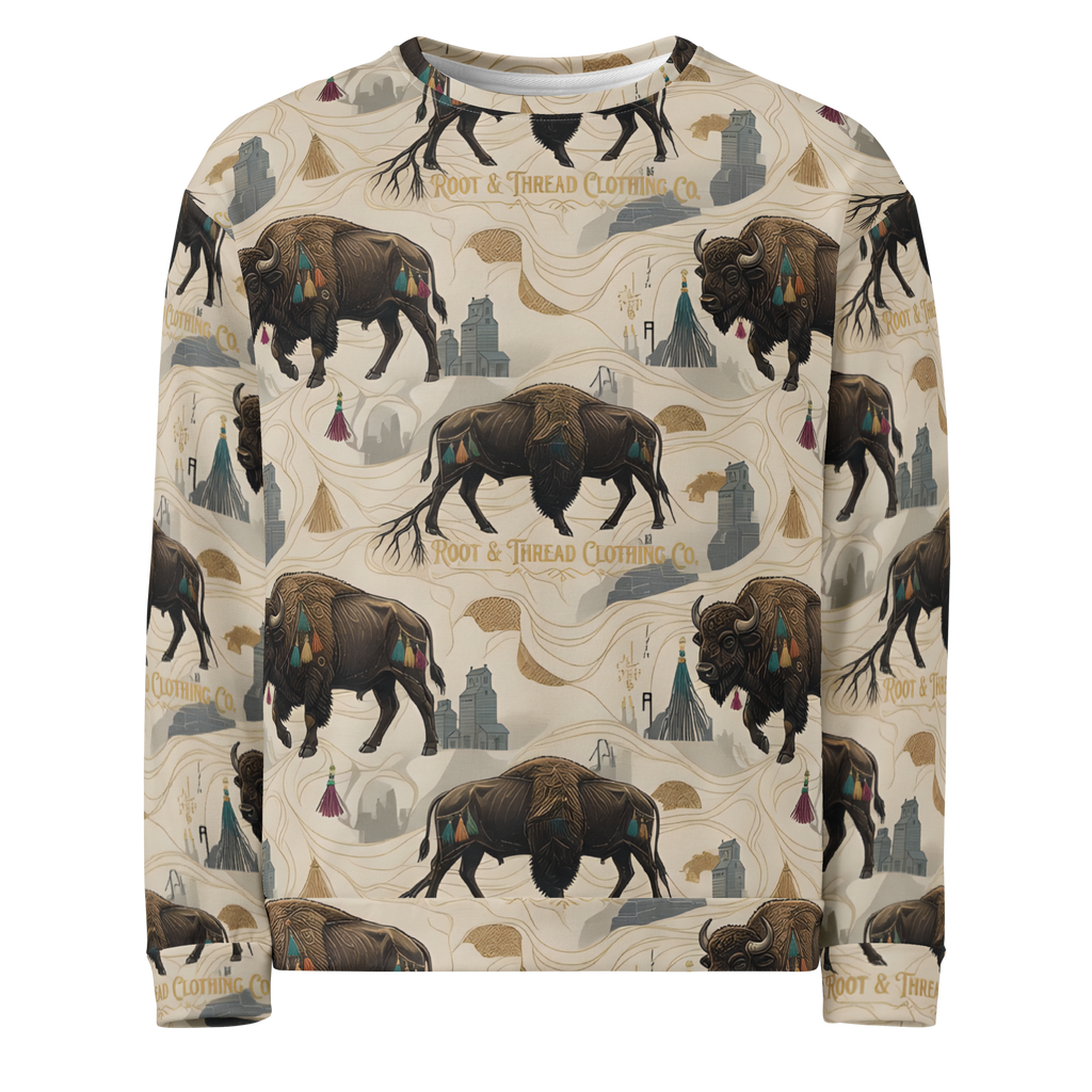 Root & Thread - Where The Buffalo's Roam Sweatshirt