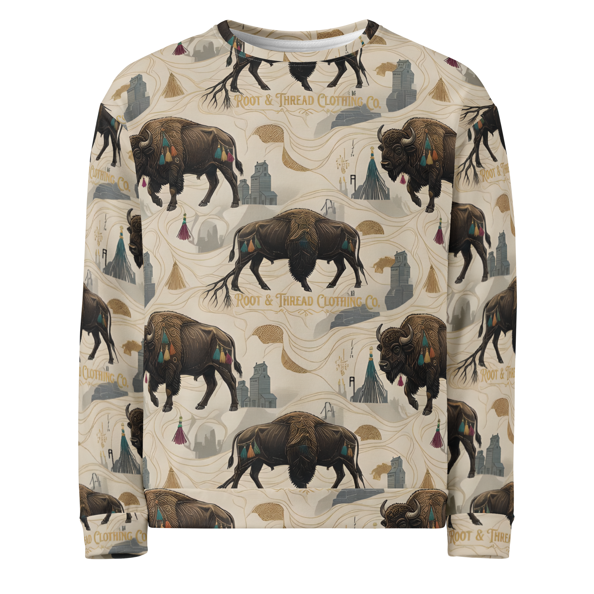 Root & Thread - Where The Buffalo's Roam Sweatshirt