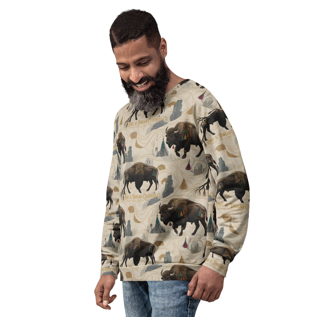 Root & Thread - Where The Buffalo's Roam Sweatshirt