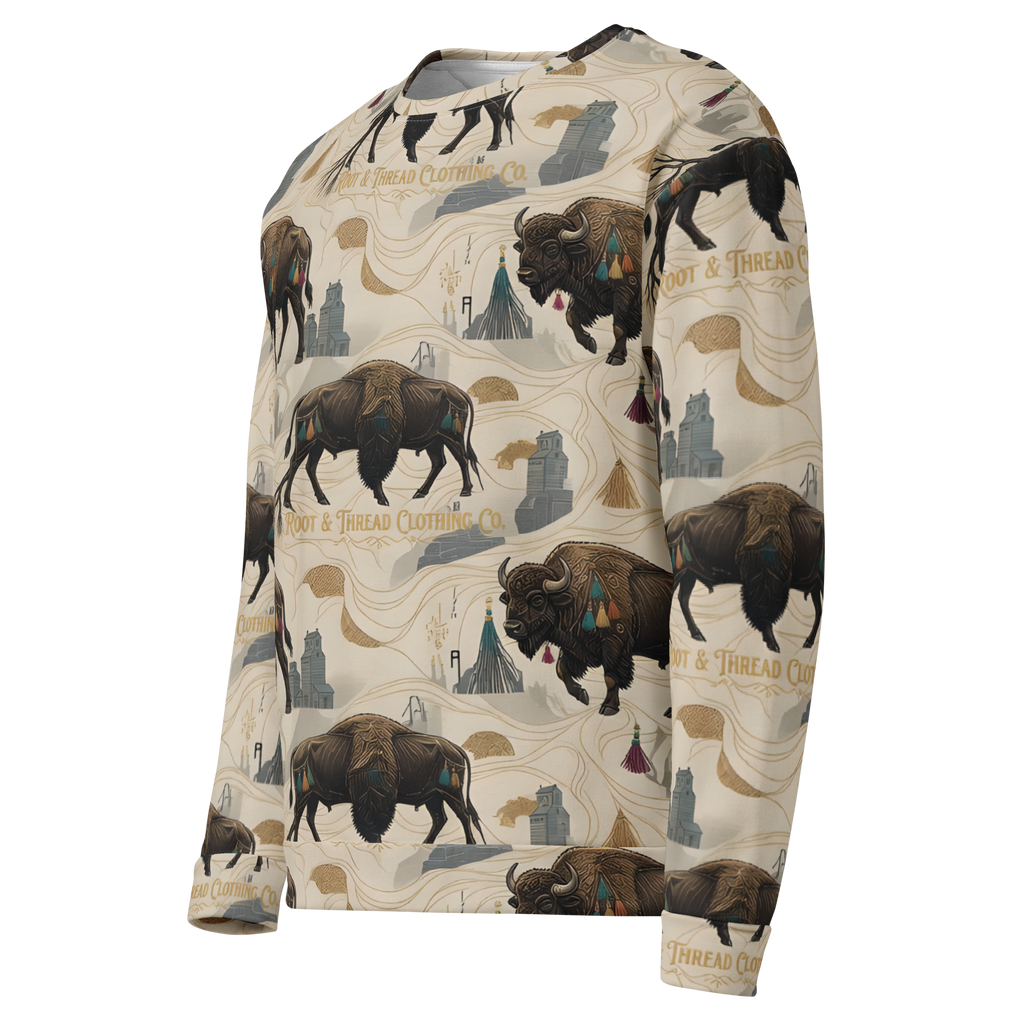 Root & Thread - Where The Buffalo's Roam Sweatshirt